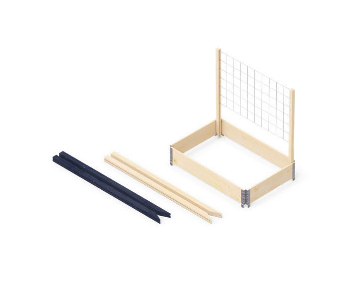 Trellis Support For Pallet Collar